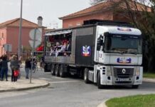 Entroncamento| Camião da SIC anima tarde na cidade