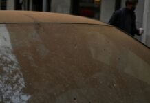 Concentração de poeiras até 17 de março