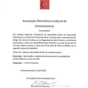 AFCEConvocatória