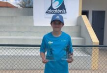 Ténis | Gabriel Ataíde do CLAC vence em singulares e pares o Torneio Juvenil AlcaTénis Sub12