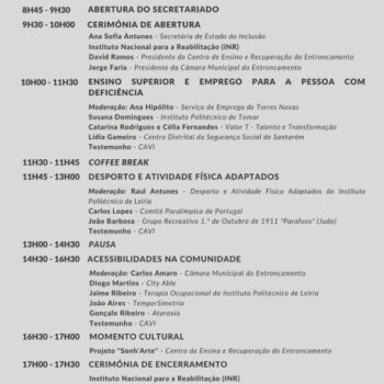 Programa I Encontro – CAVI CERE