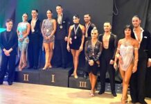 WDSF International Open Roma | Tomás Pedro & Mariana Alcobaça em 2º lugar na categoria de Rising Stars