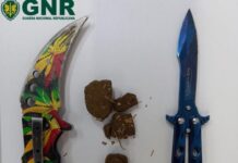 Torres Novas | Detidos dois homens de 22 e 27 e uma mulher de 20 anos por tráfico de estupefaciente e posse de armas proibidas