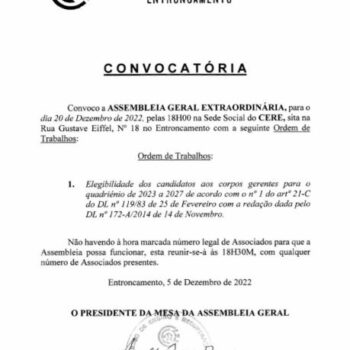 CEREConvocatória