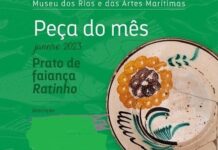 Constância | Prato de Faiança Ratinho é a «Peça do mês» de janeiro no Museu dos Rios e das Artes Marítimas