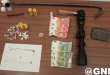 Vila Nova da Barquinha | Dois homens de 32 e 35 anos detidos por tráfico de estupefacientes