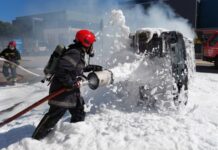 Entroncamento | Simulacro de acidente com atropelamento junto à Escola Dr. Ruy D’ Andrade