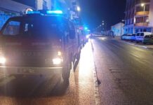 Entroncamento | Despiste na rua 1º de Maio provoca ferido para além dos danos materiais