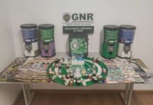Ferreira do Zêzere, Ourém e Tomar | GNR apreende cinco máquinas de jogo ilegal