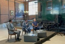 Entroncamento | Vereador Carlos Amaro apresenta livro | Salão do Comboio Real do Museu Ferroviário