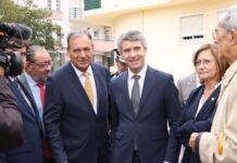 Momento simbólico do Lançamento da 1ª Pedra marcou o início dos trabalhos | Ministro da Administração Interna marcou presença no arranque da obra da nova Esquadra da PSP