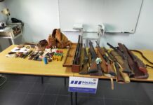 Abrantes | Apreensão cautelar de armas de fogo, armas brancas e munições
