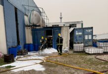 Entroncamento | Incêndio na Mocarsil provoca um ferido grave