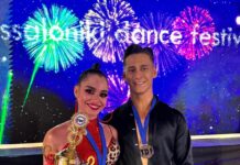 Dança desportiva | Tomás Pedro & Mariana Alcobaça no podium do Thessaloniki Dance Festival