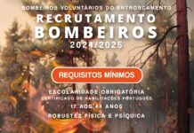 Entroncamento: recrutamento de bombeiros 2024/2025 a decorrer