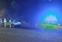 VN Barquinha: acidente entre motociclo e automóvel cortou saída da vila ao final tarde