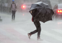 Aviso à população: precipitação, vento, agitação marítima e queda de neve