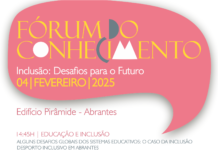 Abrantes: Fórum do Conhecimento realiza-se dia 4 de fevereiro e é dedicado à inclusão