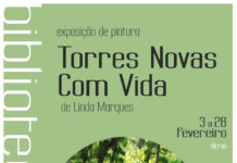 Exposição de pintura “Torres Novas Com Vida”, de Linda Marques, na Biblioteca