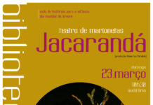 Torres Novas: Espetáculo de teatro de marionetas «Jacarandá» na Biblioteca Municipal