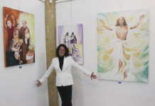 Biblioteca Municipal da Chamusca acolhe exposição “Quadros de Fé” com presença do artista Santiago Belacqua