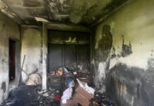 Tomar: Na Pesqueira um raio deu origem a um incêndio numa habitação