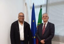 NERSANT recebe empresário são-tomense para discutir cooperação entre os dois países