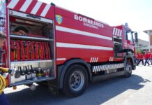 Dois bombeiros de Vila Nova da Barquinha feridos em incêndio na zona de Arganil em casa e em repouso