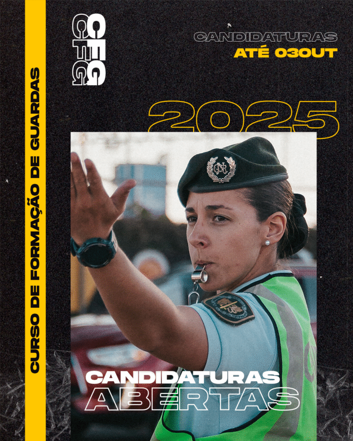 GNR - Abertura do concurso para o Curso de Formação de Guardas