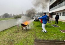 Proteção Civil do Entroncamento inicia formação em combate a incêndios na Unidade de Cuidados Continuados