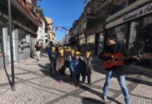 Entroncamento: Alunos e alunas do colégio Andrade Corvo espalharam as janeiras pela cidade (vídeo)