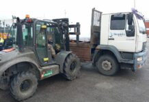 Vila Nova da Barquinha envia materiais de apoio a Ferreira do Zêzere, Tomar e Ourém após tempestade Kristin