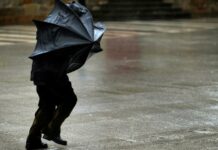 Proteção Civil emite aviso amarelo para chuva forte e vento até 100 km/h a partir desta tarde