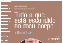 Torres Novas: Apresentação do Livro «Tudo o que está Escondido no Meu Corpo», de Diana Flor, na Biblioteca