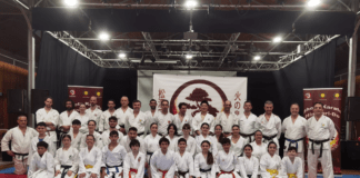 Shoto Karate HINOTORI‑DO recebeu mestre japonês Hayashida Chikashi no Entroncamento