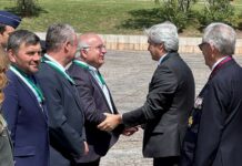 Fernando Freire, ex-presidente da Cãmara da Barquinha, distinguido pela Liga dos Combatentes com Medalha de Honra ao Mérito