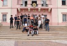 Jovens de Villiers‑sur‑Marne visitam o Entroncamento no âmbito da geminação