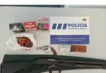 PSP do Entroncamento detém suspeito de violência doméstica e apreende armas de fogo em duas investigações distintas