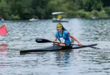 Lara Martins, do Clube Náutico Barquinhense, conquista título nacional de maratona em K1 Júnior