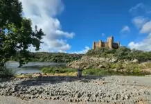 Vila Nova da Barquinha reparou danos no estacionamento do Castelo de Almourol após cheias e tempestade Kristin