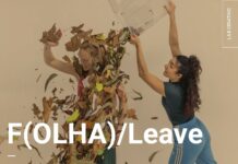 “F(OLHA)/Leave” de Martina Griewank Ambrózio na Praça do Peixe de Torres Novas