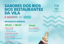 Sabores dos Rios servidos nos restaurantes de Constância durante a Festa dos Rios, a 8 de agosto