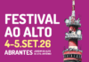 Abrantes: Festival ao Alto regressa ao Jardim do Alto de Santo António nos dias 4 e 5 de setembro