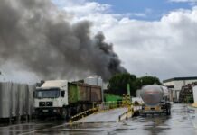 Abrantes: Incêndio na RSA mobilizou cerca de 60 operacionais; 14 pessoas evacuadas e três empresas encerradas devido ao fumo