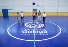 Novo piso do Pavilhão Municipal da Golegã inaugurado após investimento de 178 mil euros