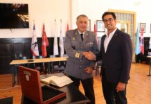 Novo Comandante do Regimento de Manutenção recebido nos Paços do Concelho do Entroncamento