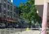 Entroncamento: Derrocada de reboco sinalizada no cruzamento da Av. Dr. José Eduardo Victor das Neves – pede-se todo o cuidado