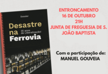 PCP promove apresentação de livro sobre a ferrovia no Entroncamento