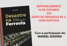 PCP promove apresentação de livro sobre a ferrovia no Entroncamento