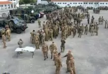 Presidente da República acompanha demonstração de inovação militar no Campo Militar de Santa Margarida